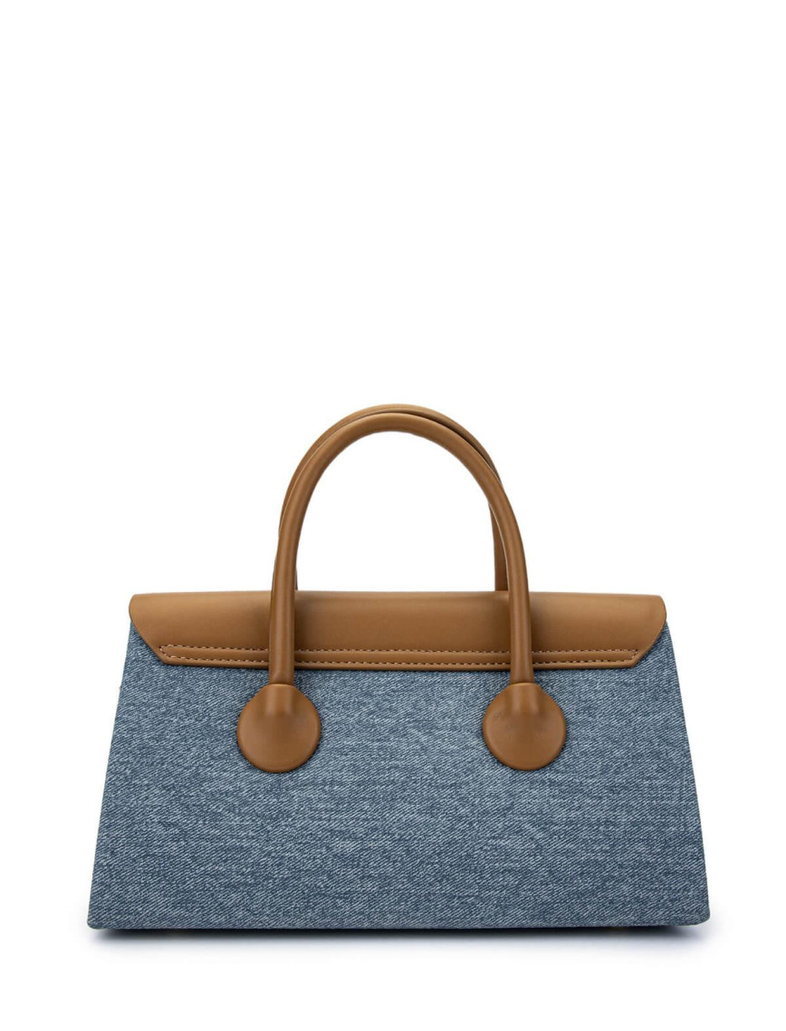 Tamer Tanca Kadın Vegan Mavi Omuz Çanta