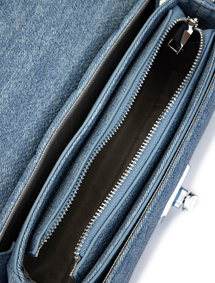 Tamer Tanca Kadın Vegan Mavi Omuz Çanta