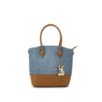 Tamer Tanca Kadın Vegan Mavi Omuz Çanta