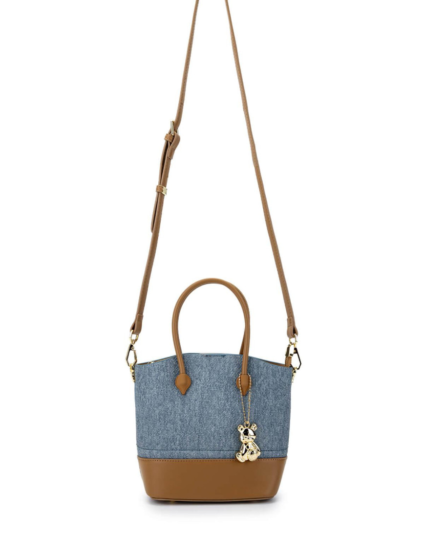 Tamer Tanca Kadın Vegan Mavi Omuz Çanta