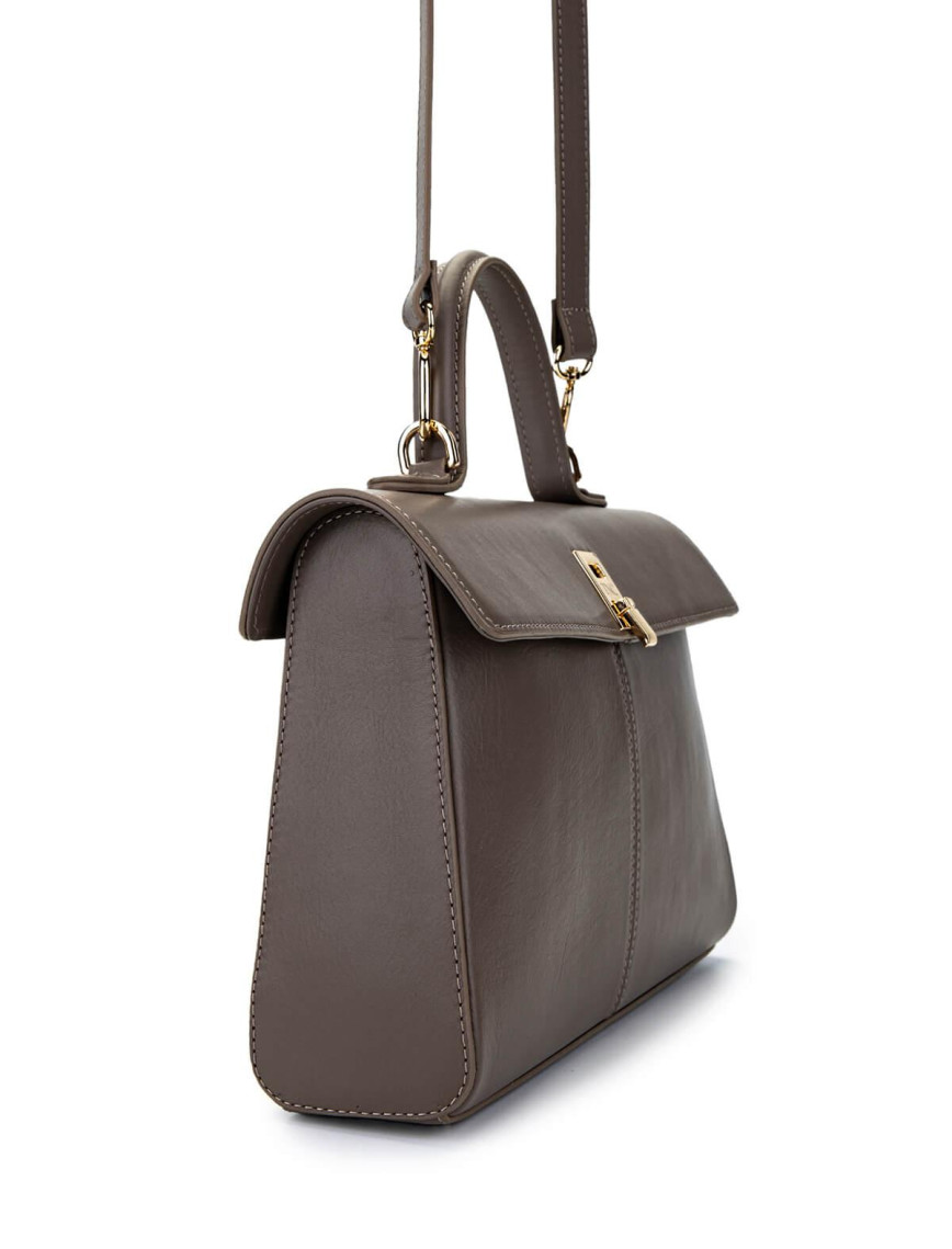 Tamer Tanca Kadın Hakiki Deri Vizon El Çantası