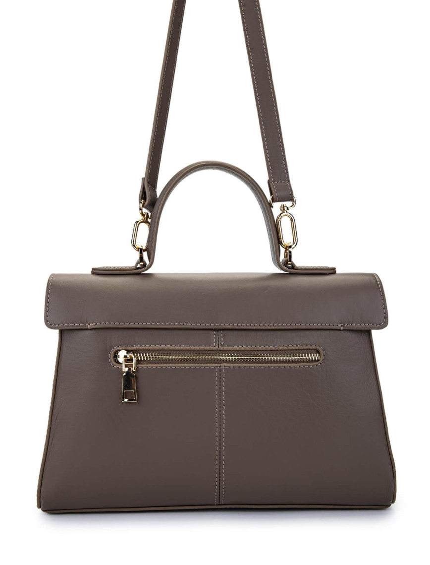 Tamer Tanca Kadın Hakiki Deri Vizon El Çantası