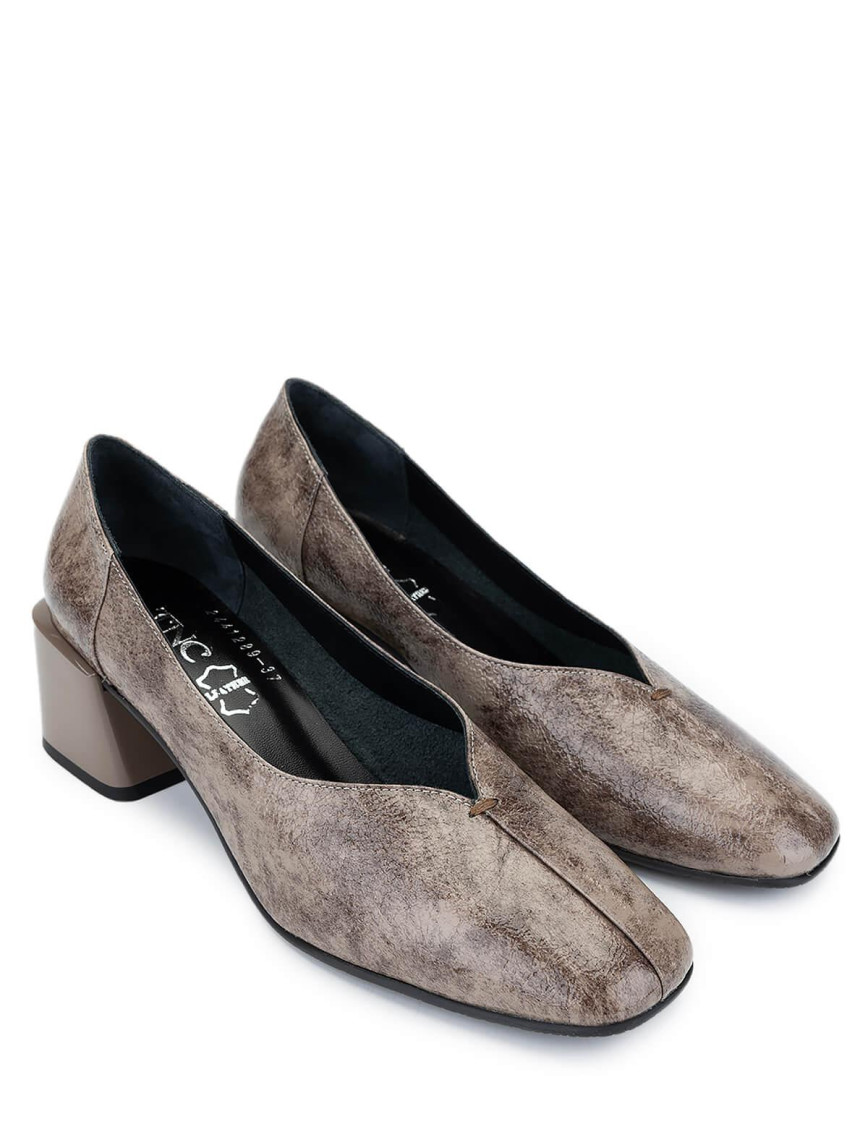 Tamer Tanca Kadın Hakiki Deri Vizon Rugan GOVA Ayakkabı