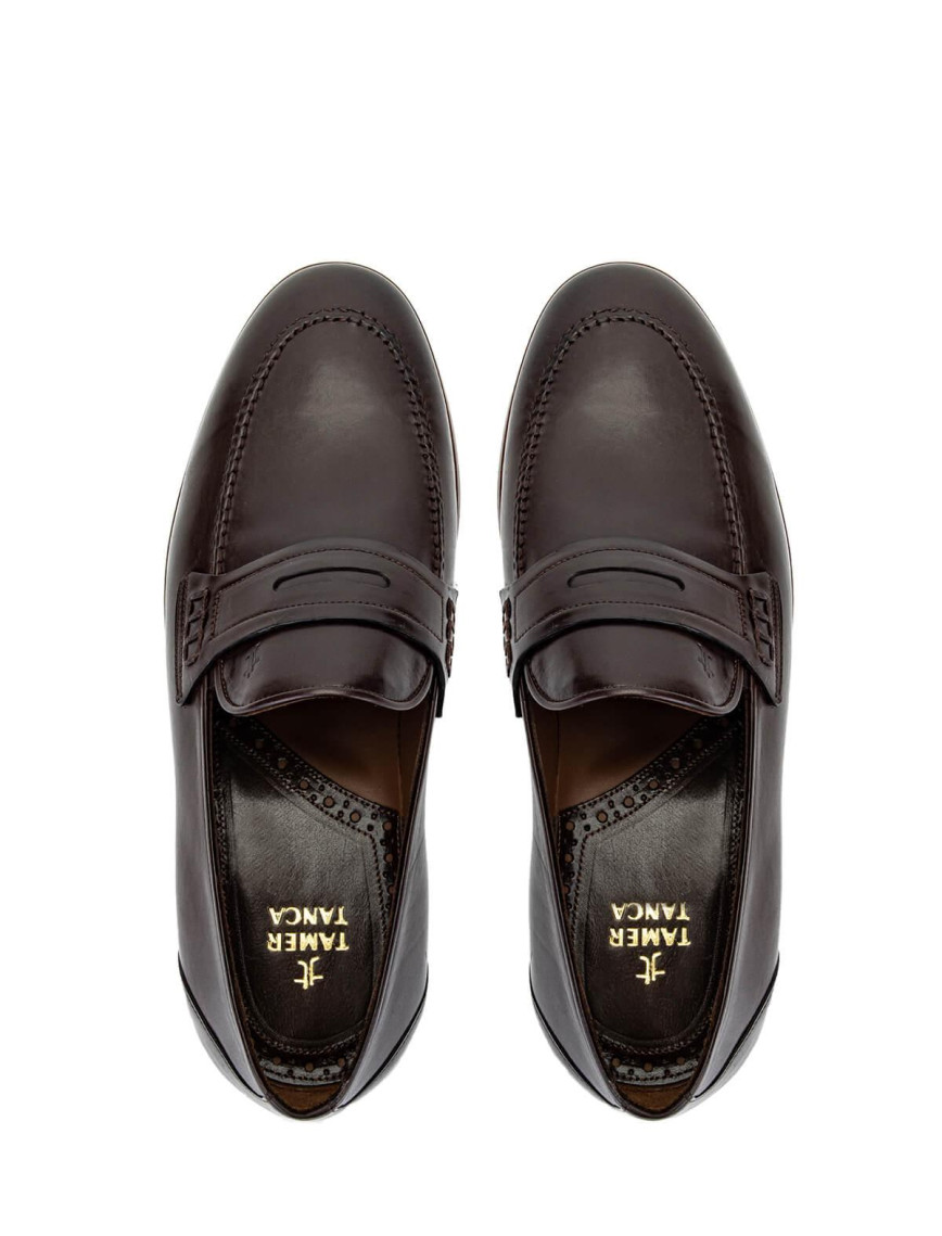 Tamer Tanca Erkek Hakiki Deri Kahverengi Klasik Ayakkabı Tamer Tanca Erkek Hakiki Deri Kahverengi Klasik Ayakkabı