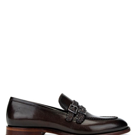 Tamer Tanca Erkek Hakiki Deri Kahverengi Klasik Ayakkabı