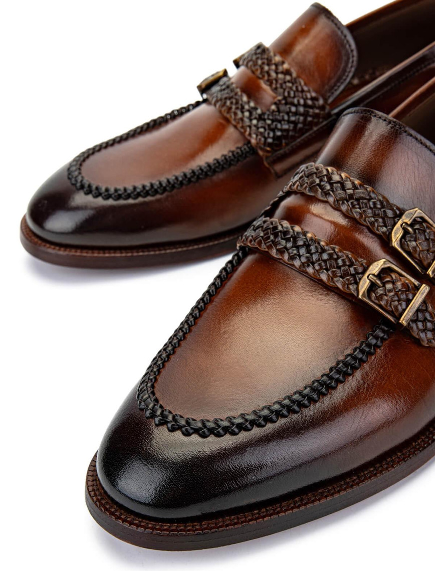 Tamer Tanca Erkek Hakiki Deri Taba Klasik Ayakkabı