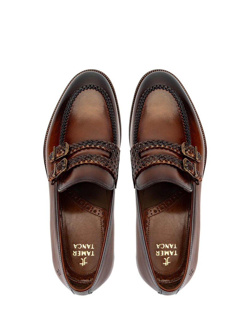 Tamer Tanca Erkek Hakiki Deri Taba Klasik Ayakkabı