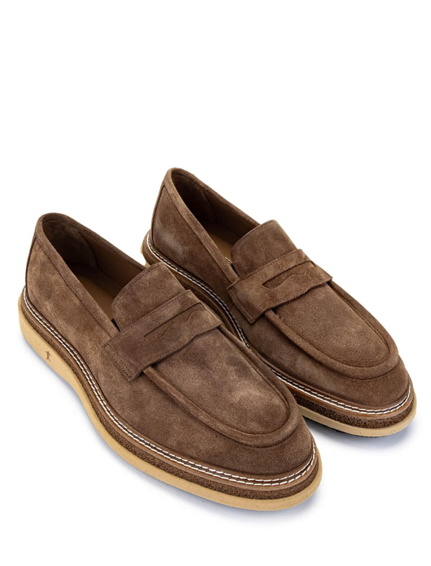 Tamer Tanca Erkek Hakiki Deri Tütün Süet Loafer Ayakkabı Tamer Tanca Erkek Hakiki Deri Tütün Süet Loafer Ayakkabı