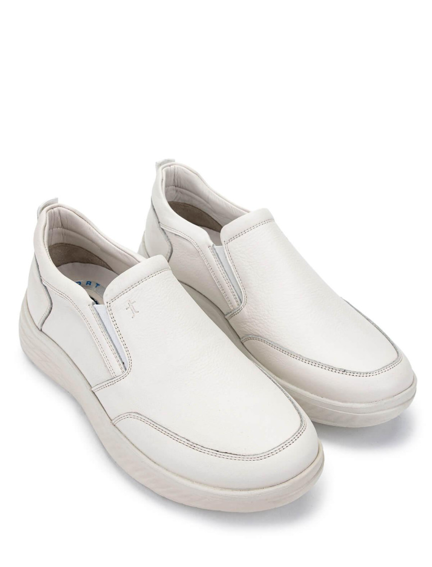 Tamer Tanca Erkek Hakiki Deri Kırık Beyaz Casual Ayakkabı Tamer Tanca Erkek Hakiki Deri Kırık Beyaz Casual Ayakkabı