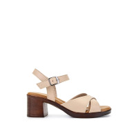 Tamer Tanca Kadın Hakiki Deri Bej Topuklu Sandalet Tamer Tanca Kadın Hakiki Deri Bej Topuklu Sandalet