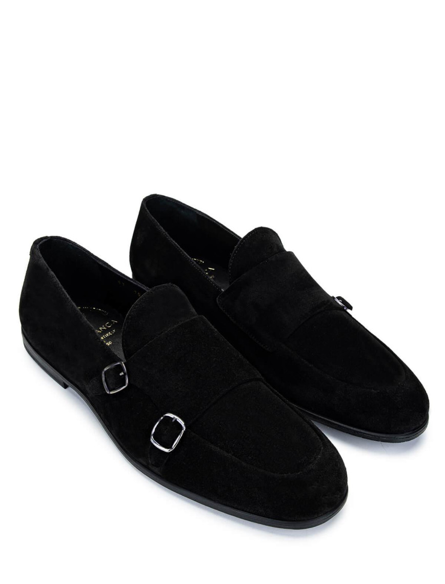 Tamer Tanca Erkek Hakiki Deri Siyah Süet Loafer Ayakkabı Tamer Tanca Erkek Hakiki Deri Siyah Süet Loafer Ayakkabı