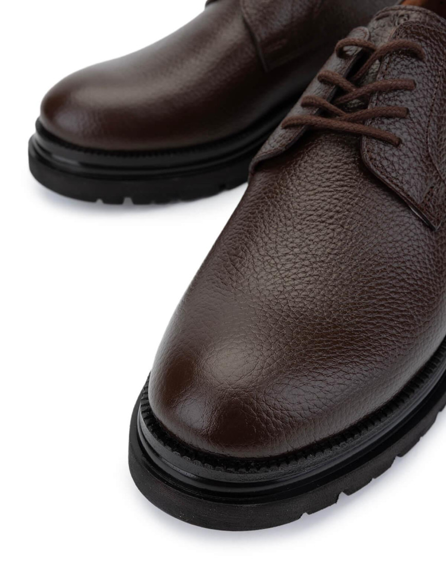 Tamer Tanca Erkek Hakiki Deri Kahverengi Casual Ayakkabı Tamer Tanca Erkek Hakiki Deri Kahverengi Casual Ayakkabı