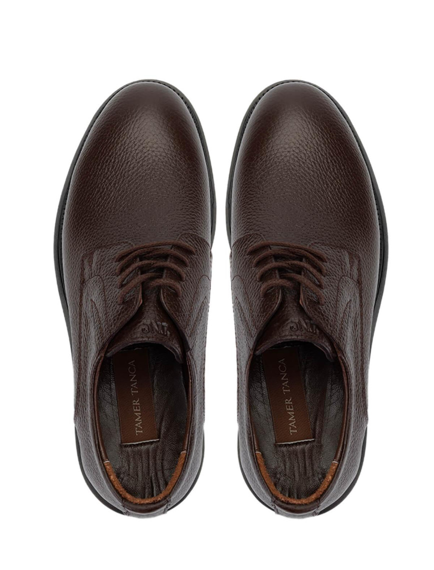 Tamer Tanca Erkek Hakiki Deri Kahverengi Casual Ayakkabı Tamer Tanca Erkek Hakiki Deri Kahverengi Casual Ayakkabı