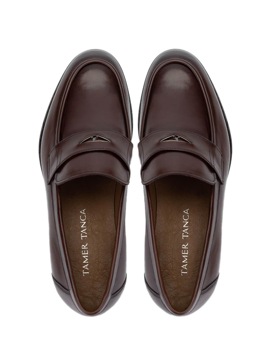 Tamer Tanca Erkek Hakiki Deri Kahverengi Klasik Ayakkabı Tamer Tanca Erkek Hakiki Deri Kahverengi Klasik Ayakkabı