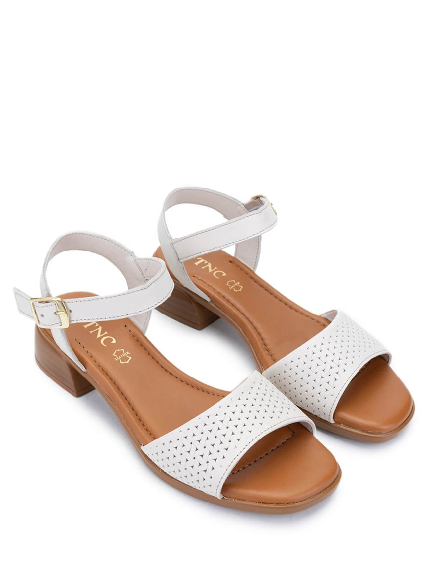 Tamer Tanca Kadın Hakiki Deri Açık Bej Topuklu Sandalet Tamer Tanca Kadın Hakiki Deri Açık Bej Topuklu Sandalet