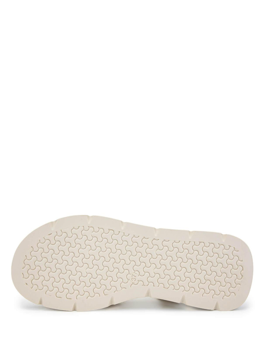 Tamer Tanca Kadın Hakiki Deri Bej Düz Sandalet