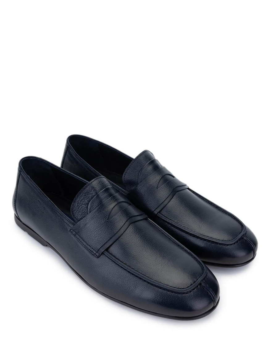Tamer Tanca Erkek Hakiki Deri Lacivert Loafer Ayakkabı Tamer Tanca Erkek Hakiki Deri Lacivert Loafer Ayakkabı