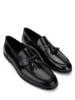 Tamer Tanca Erkek Hakiki Deri Siyah Açma Loafer Ayakkabı Tamer Tanca Erkek Hakiki Deri Siyah Açma Loafer Ayakkabı