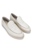 Tamer Tanca Erkek Hakiki Deri Fildişi Loafer Ayakkabı Tamer Tanca Erkek Hakiki Deri Fildişi Loafer Ayakkabı