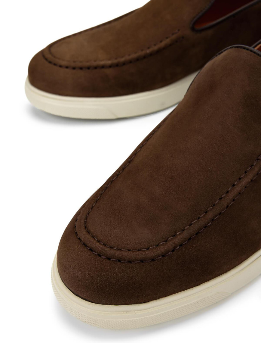 Tamer Tanca Erkek Hakiki Deri Kahverengi Nubuk Loafer Ayakkabı Tamer Tanca Erkek Hakiki Deri Kahverengi Nubuk Loafer Ayakkabı