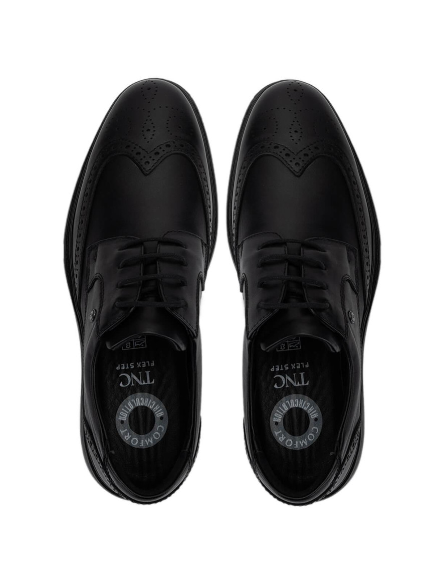 Tamer Tanca Erkek Hakiki Deri Siyah Klasik Ayakkabı Tamer Tanca Erkek Hakiki Deri Siyah Klasik Ayakkabı