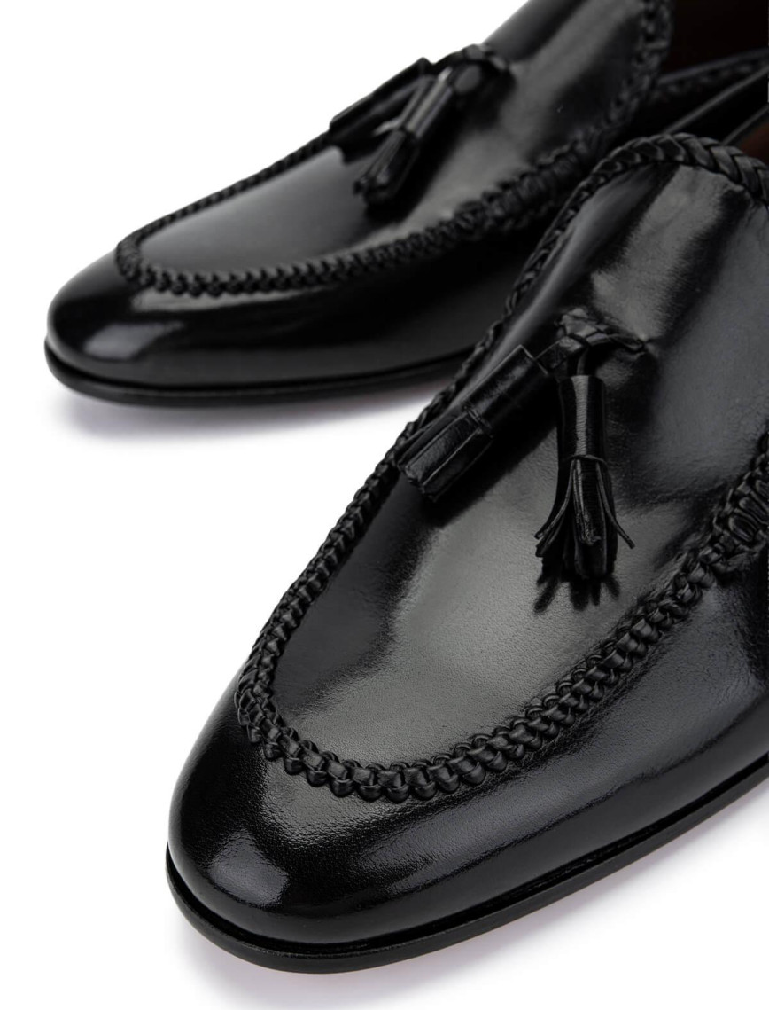 Tamer Tanca Erkek Hakiki Deri Siyah Klasik Ayakkabı Tamer Tanca Erkek Hakiki Deri Siyah Klasik Ayakkabı