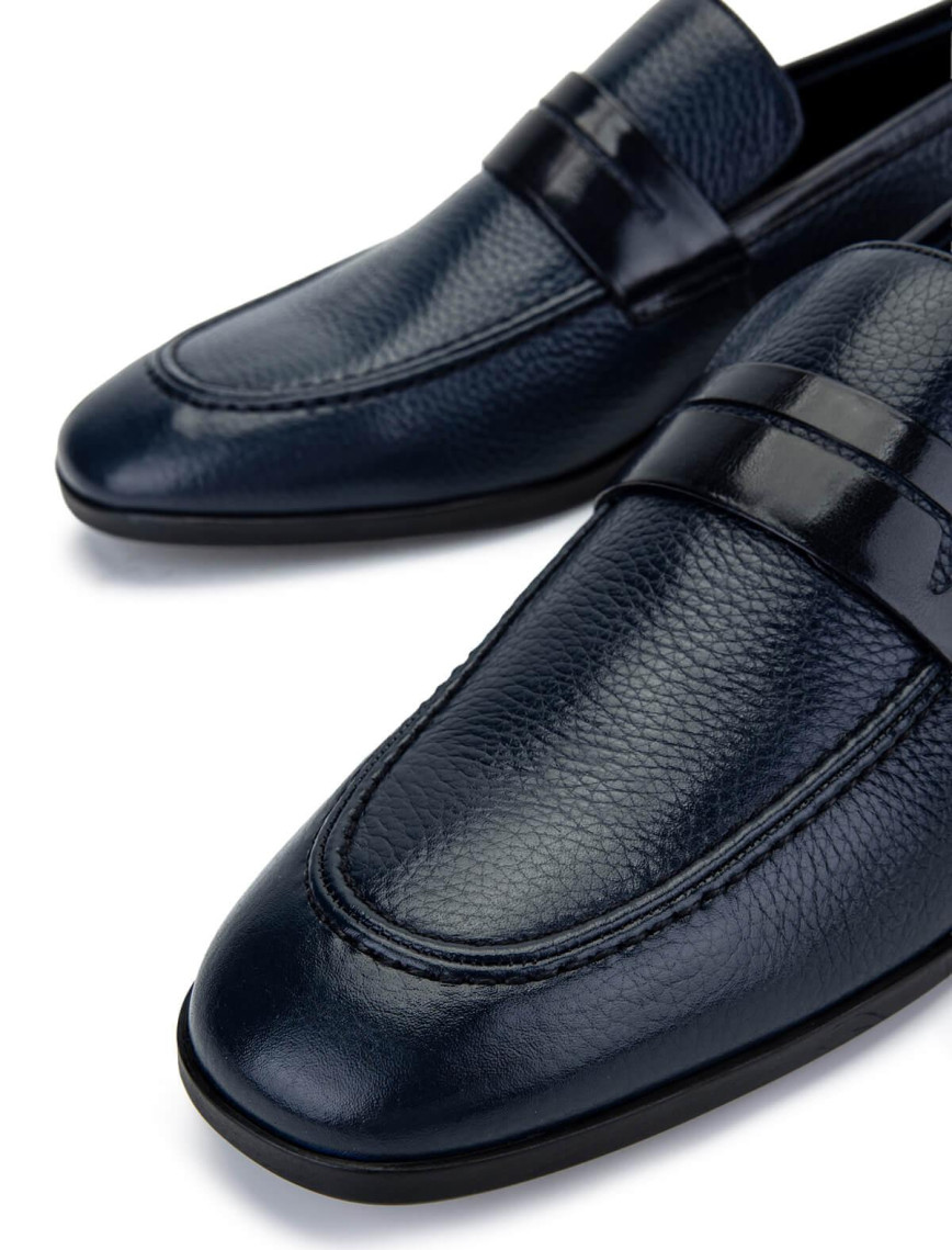 Tamer Tanca Erkek Hakiki Deri Lacivert Klasik Ayakkabı Tamer Tanca Erkek Hakiki Deri Lacivert Klasik Ayakkabı