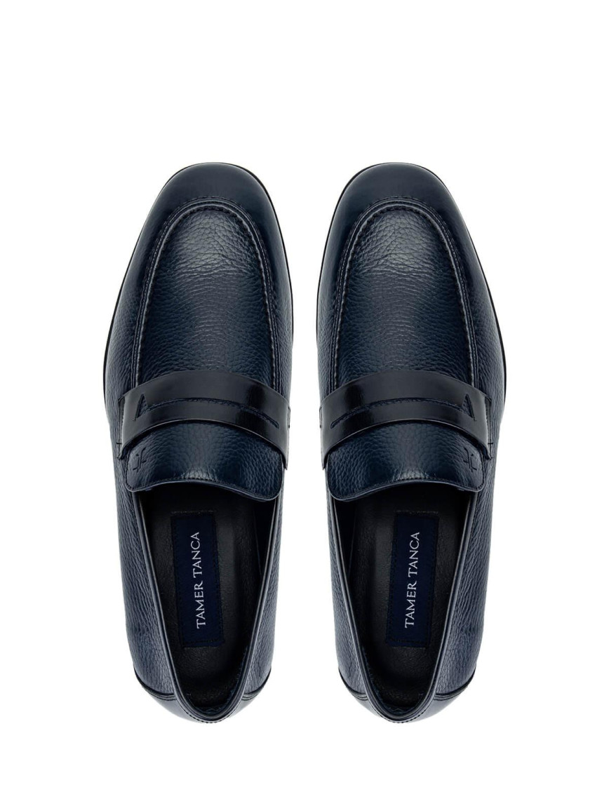 Tamer Tanca Erkek Hakiki Deri Lacivert Klasik Ayakkabı Tamer Tanca Erkek Hakiki Deri Lacivert Klasik Ayakkabı