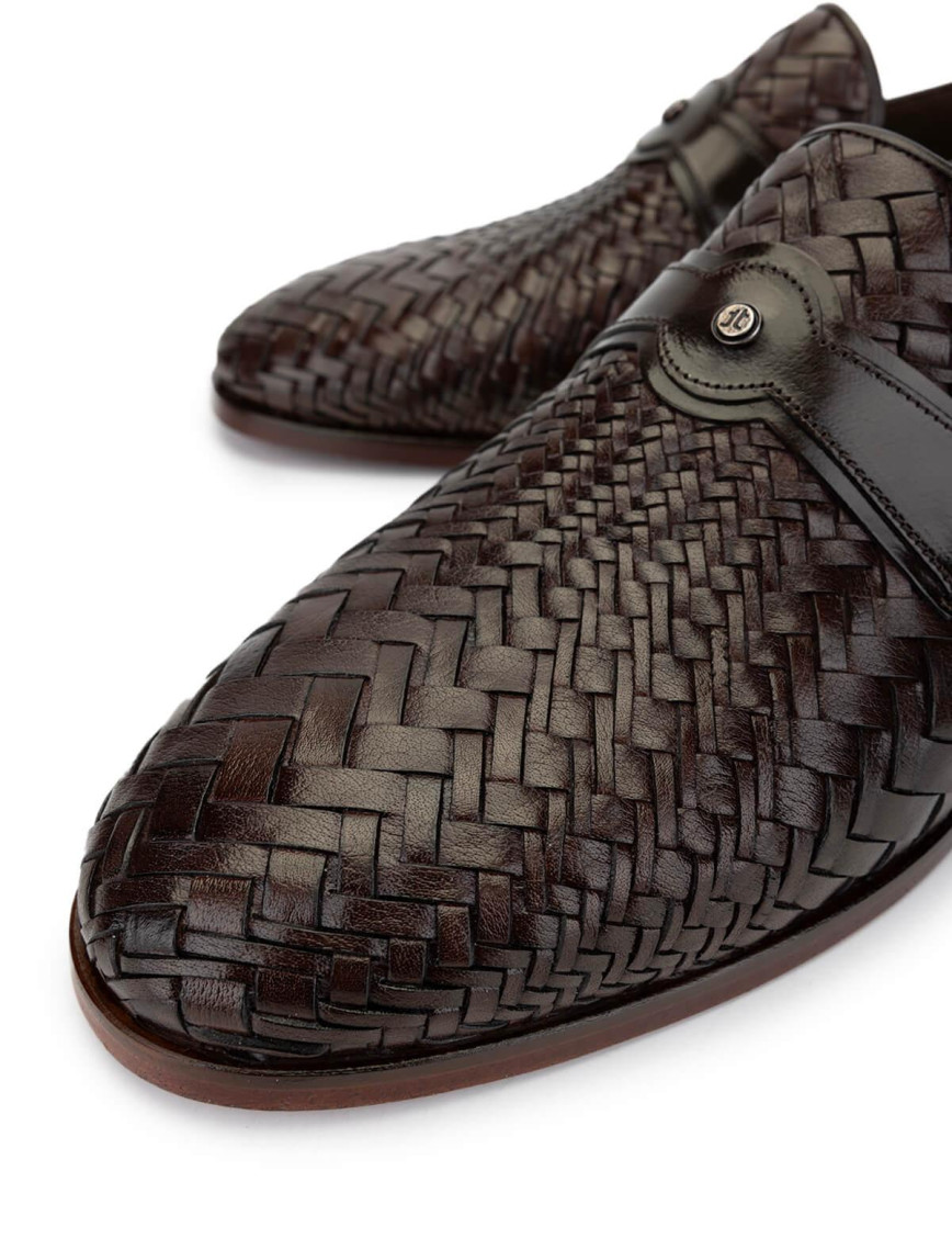 Tamer Tanca Erkek Hakiki Deri Kahverengi Klasik Ayakkabı Tamer Tanca Erkek Hakiki Deri Kahverengi Klasik Ayakkabı