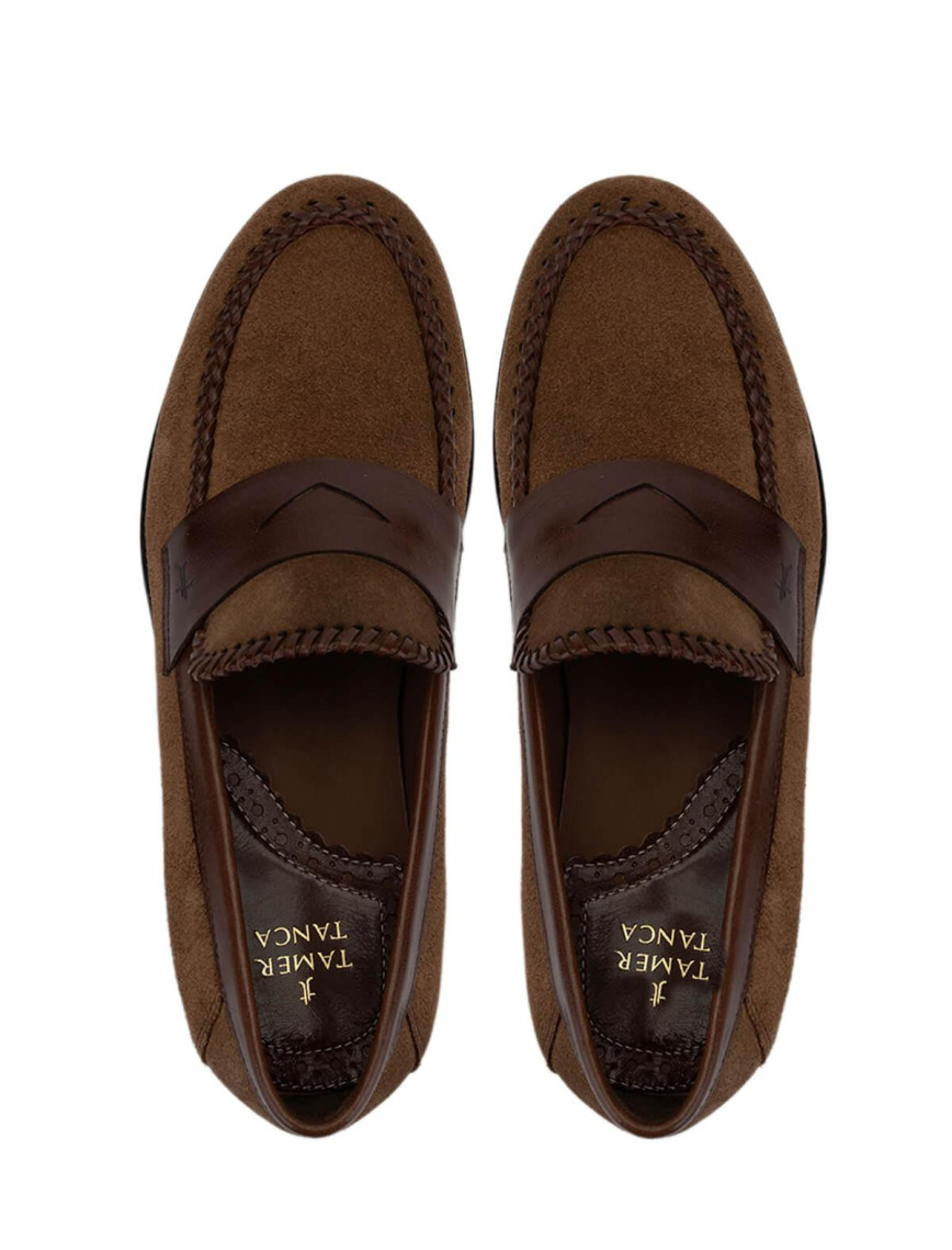 Tamer Tanca Erkek Hakiki Deri Kahverengi Klasik Ayakkabı Tamer Tanca Erkek Hakiki Deri Kahverengi Klasik Ayakkabı