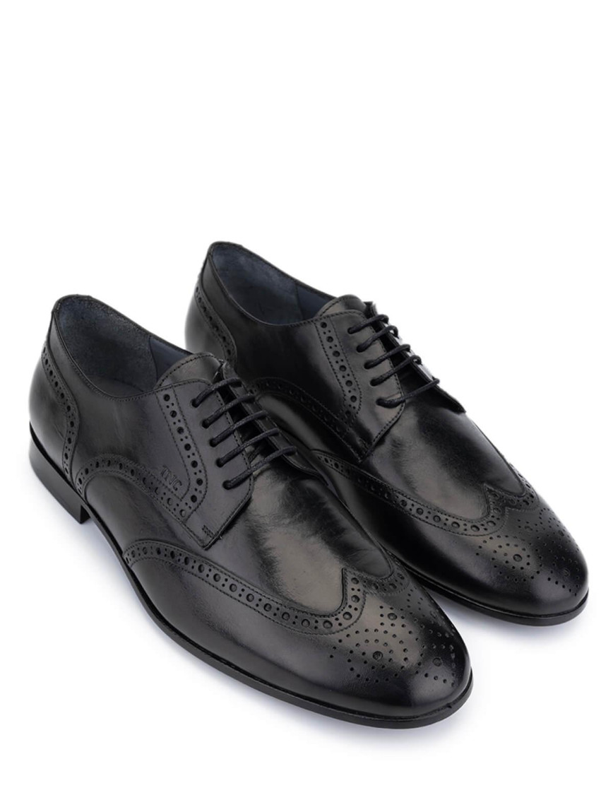 Tamer Tanca Erkek Hakiki Deri Siyah Klasik Ayakkabı Tamer Tanca Erkek Hakiki Deri Siyah Klasik Ayakkabı