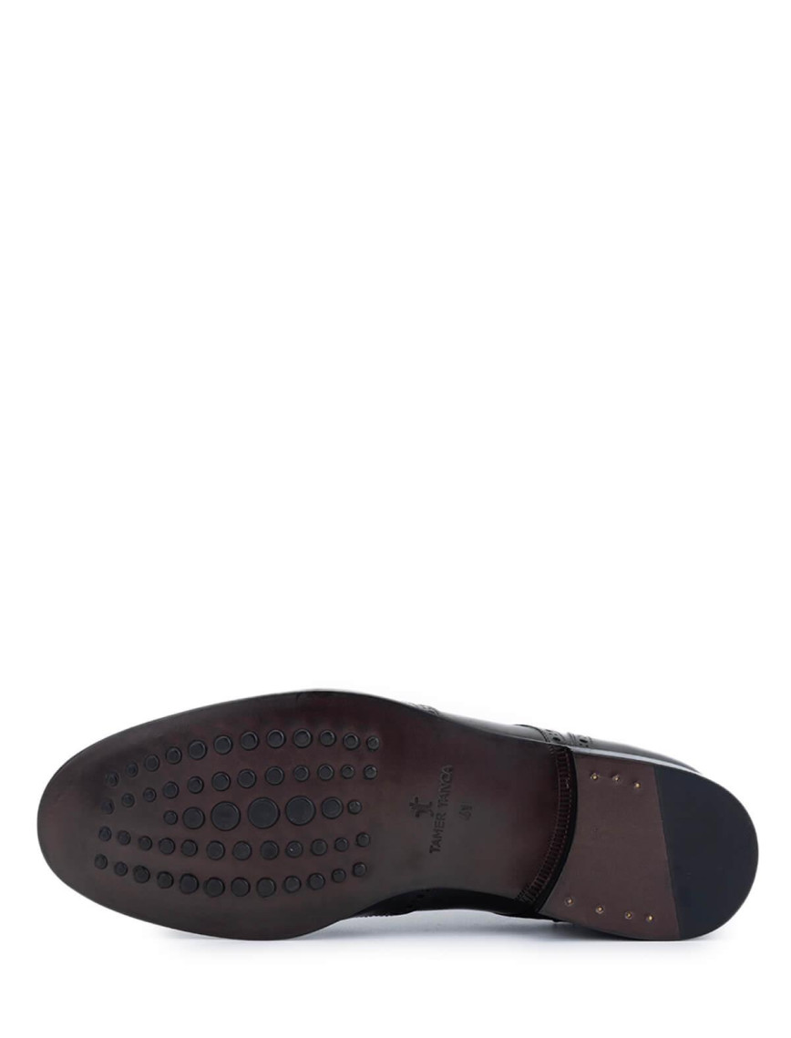 Tamer Tanca Erkek Hakiki Deri Siyah Klasik Ayakkabı Tamer Tanca Erkek Hakiki Deri Siyah Klasik Ayakkabı