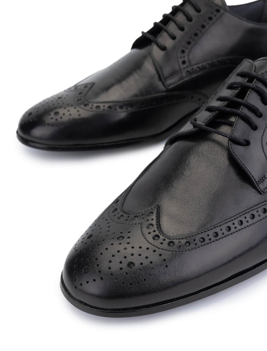 Tamer Tanca Erkek Hakiki Deri Siyah Klasik Ayakkabı Tamer Tanca Erkek Hakiki Deri Siyah Klasik Ayakkabı