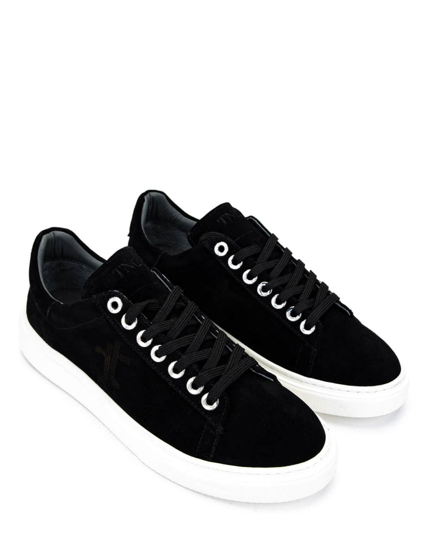 Tamer Tanca Erkek Hakiki Deri Siyah Süet Sneakers & Spor Ayakkabı Tamer Tanca Erkek Hakiki Deri Siyah Süet Sneakers & Spor Ayakkabı