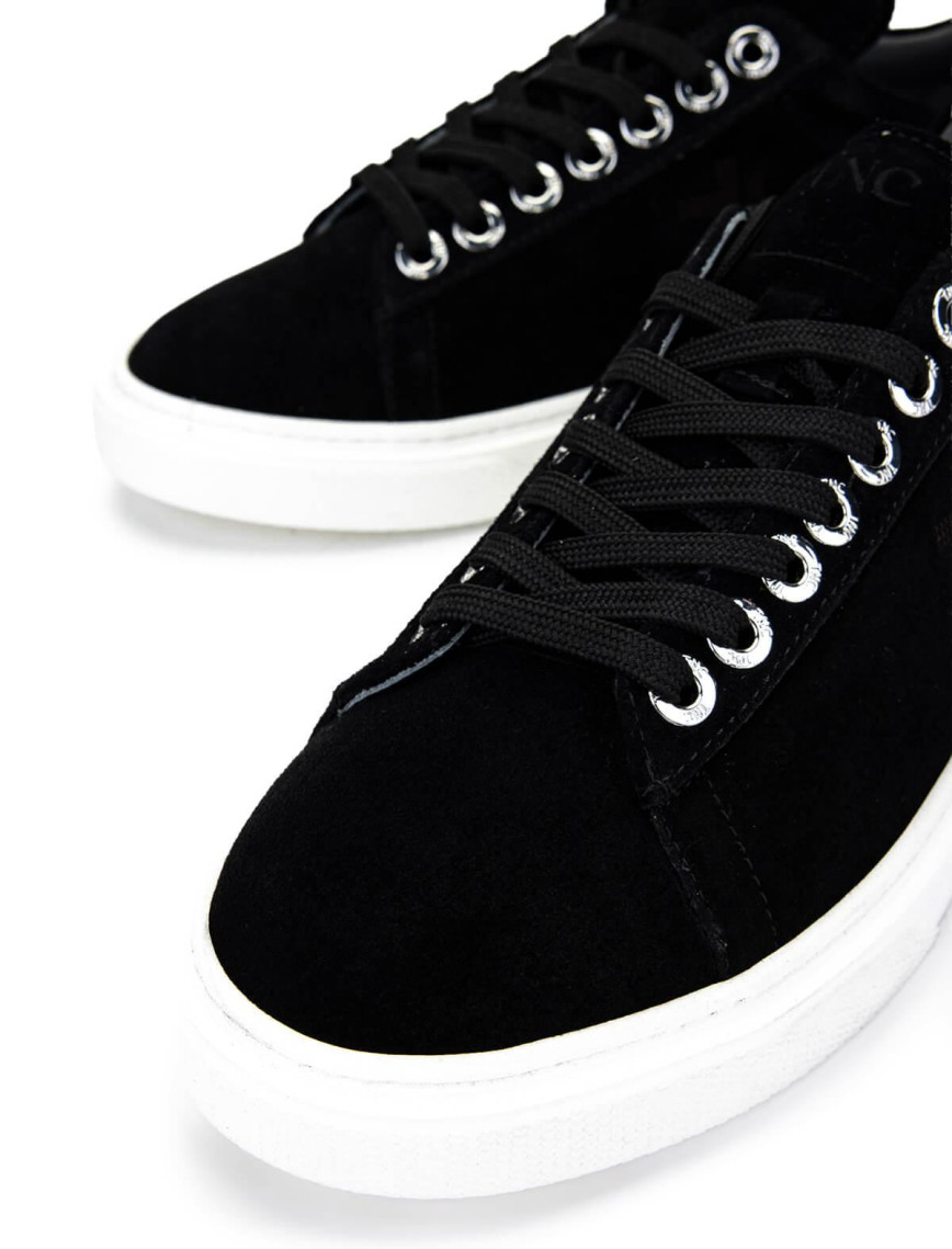 Tamer Tanca Erkek Hakiki Deri Siyah Süet Sneakers & Spor Ayakkabı Tamer Tanca Erkek Hakiki Deri Siyah Süet Sneakers & Spor Ayakkabı