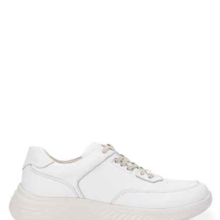 Tamer Tanca Erkek Hakiki Deri Kırık Beyaz Sneakers & Spor Ayakkabı