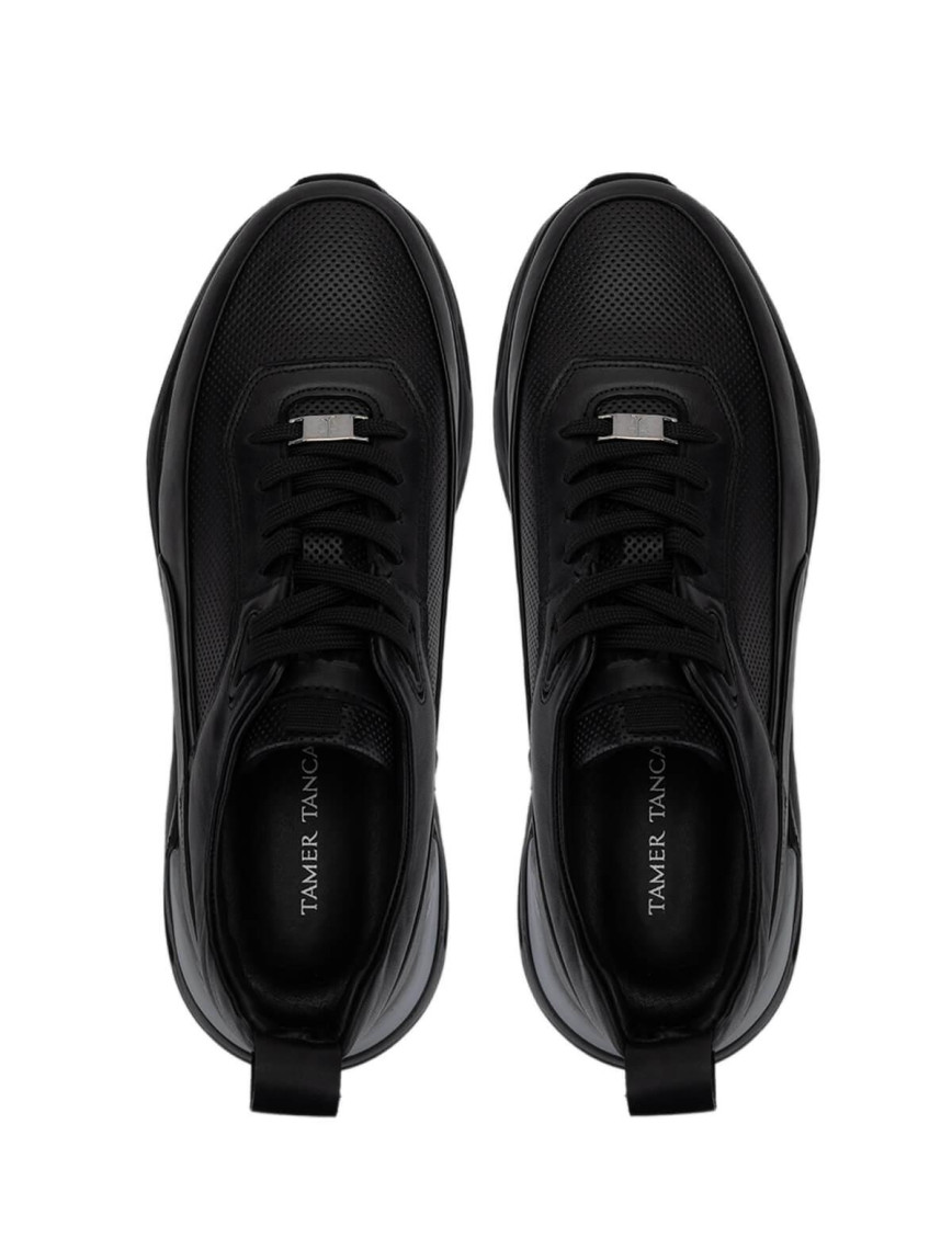 Tamer Tanca Erkek Hakiki Deri Siyah Sneakers & Spor Ayakkabı Tamer Tanca Erkek Hakiki Deri Siyah Sneakers & Spor Ayakkabı