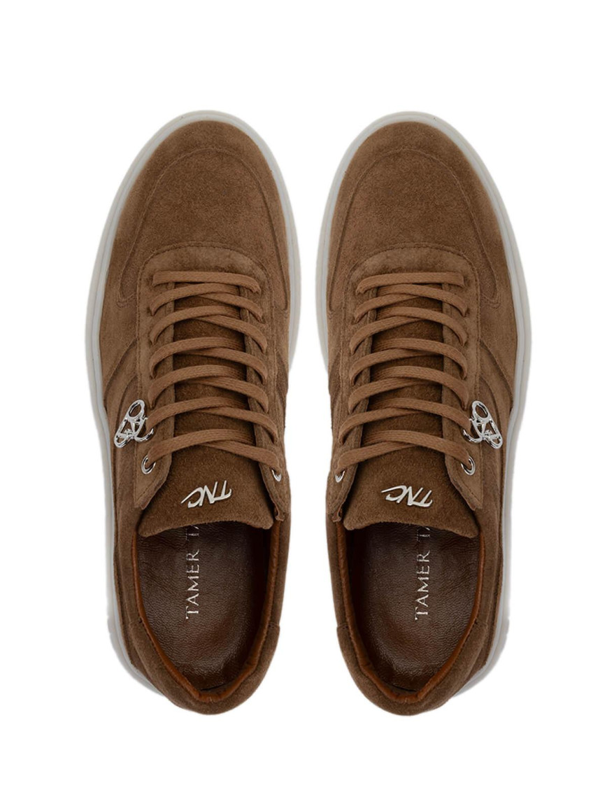 Tamer Tanca Erkek Hakiki Deri Toprak Süet Sneakers & Spor Ayakkabı