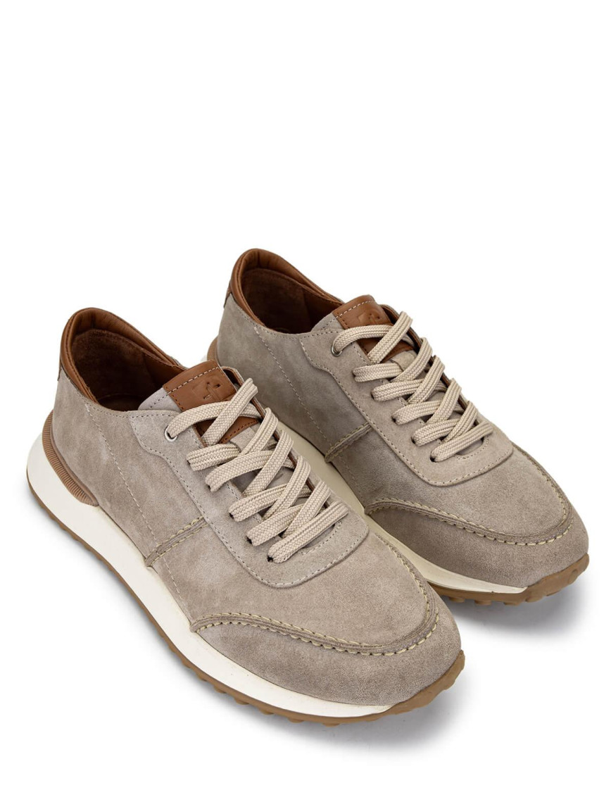 Tamer Tanca Erkek Hakiki Deri Bej Süet Sneakers & Spor Ayakkabı Tamer Tanca Erkek Hakiki Deri Bej Süet Sneakers & Spor Ayakkabı
