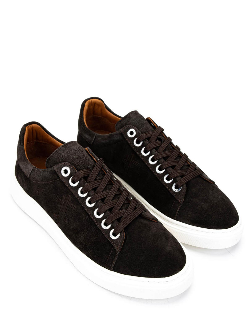 Tamer Tanca Erkek Hakiki Deri Kahverengi Süet Sneakers & Spor Ayakkabı Tamer Tanca Erkek Hakiki Deri Kahverengi Süet Sneakers & Spor Ayakkabı