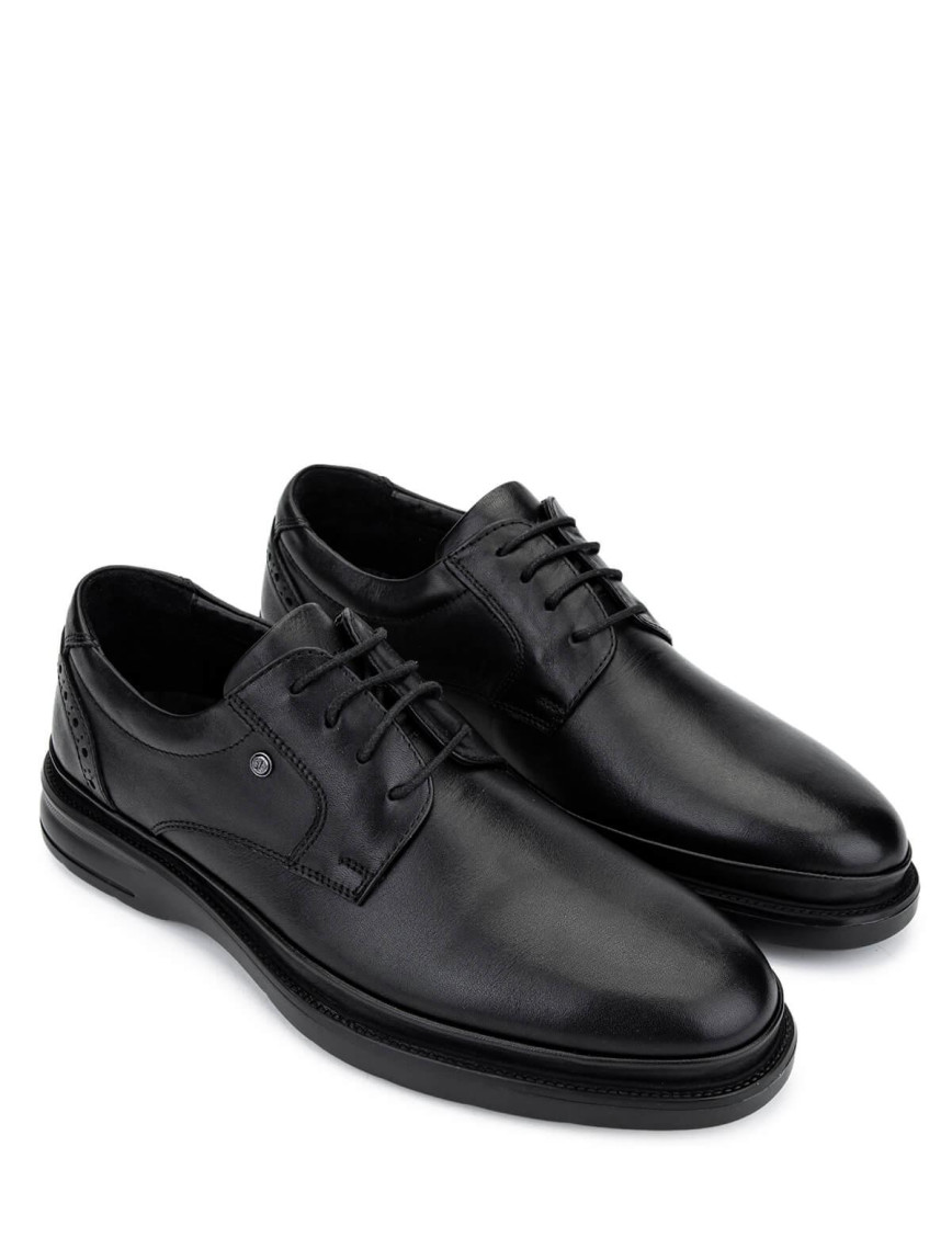 Tamer Tanca Erkek Hakiki Deri Siyah Klasik Ayakkabı Tamer Tanca Erkek Hakiki Deri Siyah Klasik Ayakkabı