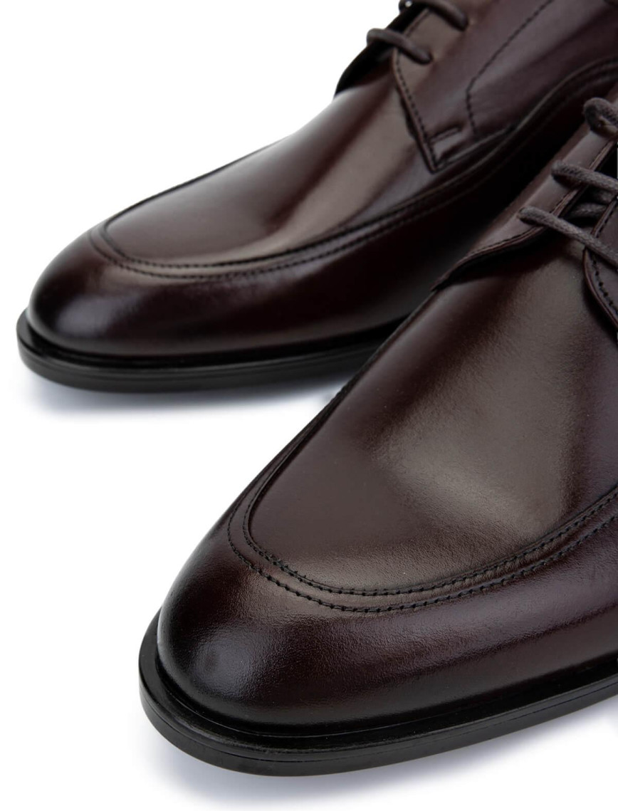 Tamer Tanca Erkek Hakiki Deri Kahverengi Klasik Ayakkabı Tamer Tanca Erkek Hakiki Deri Kahverengi Klasik Ayakkabı