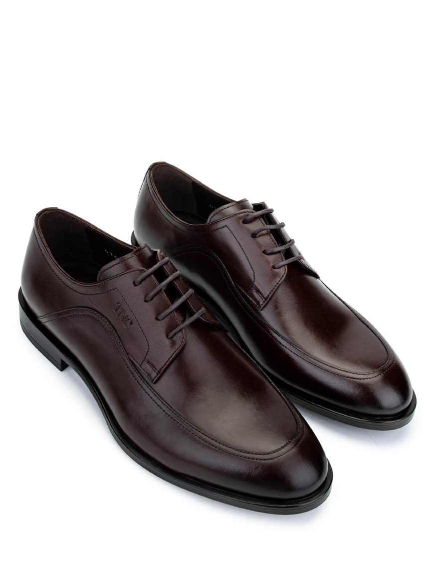 Tamer Tanca Erkek Hakiki Deri Kahverengi Klasik Ayakkabı Tamer Tanca Erkek Hakiki Deri Kahverengi Klasik Ayakkabı
