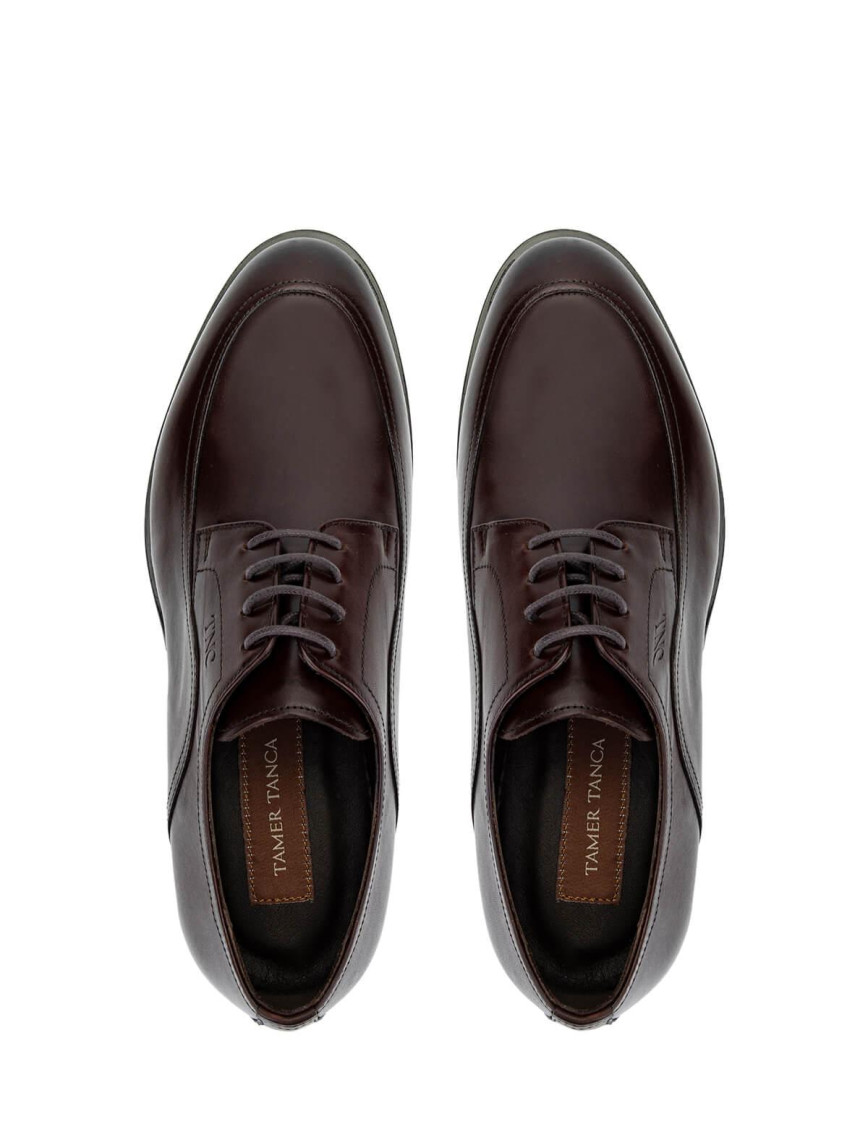 Tamer Tanca Erkek Hakiki Deri Kahverengi Klasik Ayakkabı Tamer Tanca Erkek Hakiki Deri Kahverengi Klasik Ayakkabı