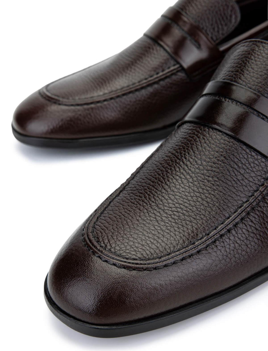 Tamer Tanca Erkek Hakiki Deri Kahverengi Klasik Ayakkabı Tamer Tanca Erkek Hakiki Deri Kahverengi Klasik Ayakkabı