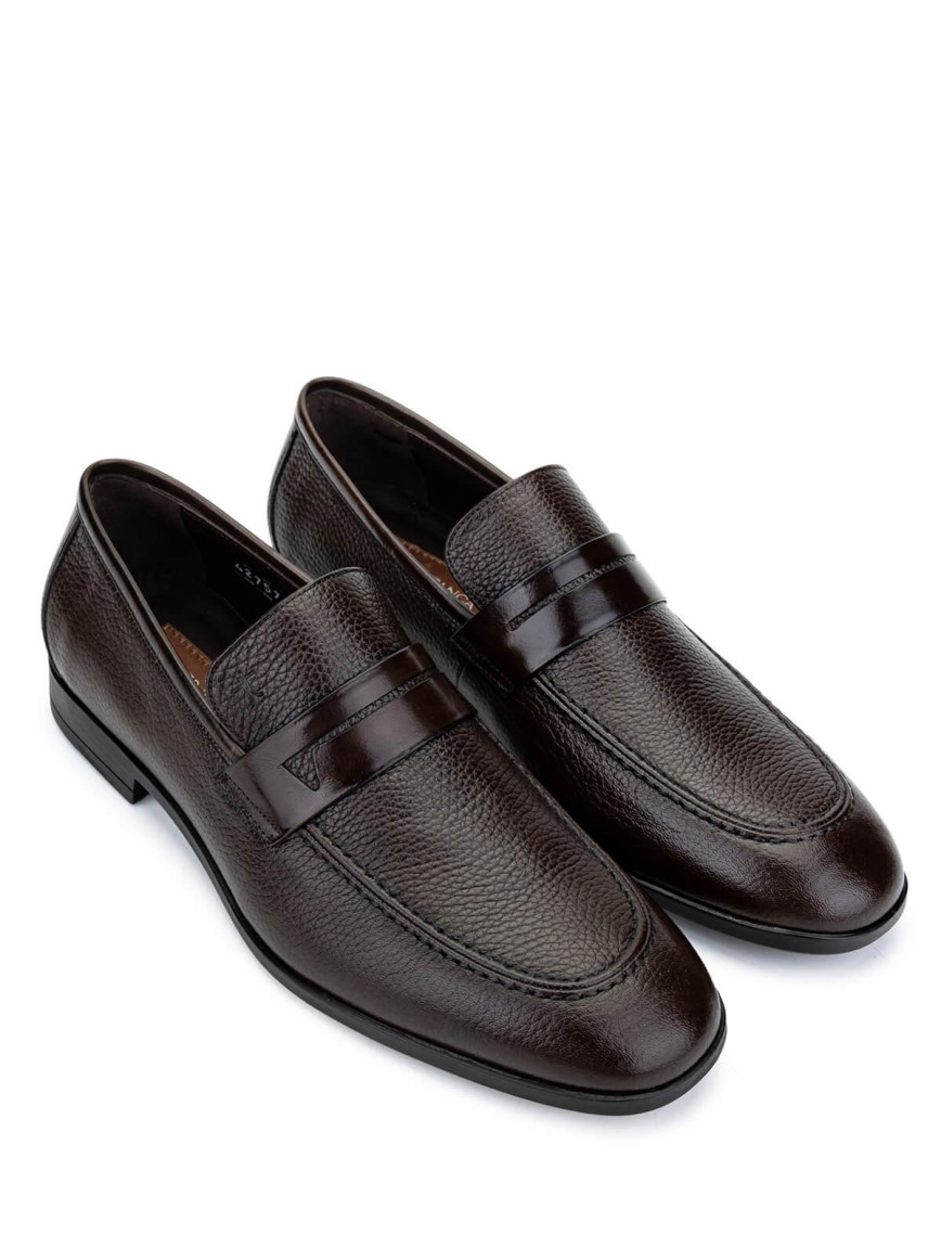 Tamer Tanca Erkek Hakiki Deri Kahverengi Klasik Ayakkabı Tamer Tanca Erkek Hakiki Deri Kahverengi Klasik Ayakkabı