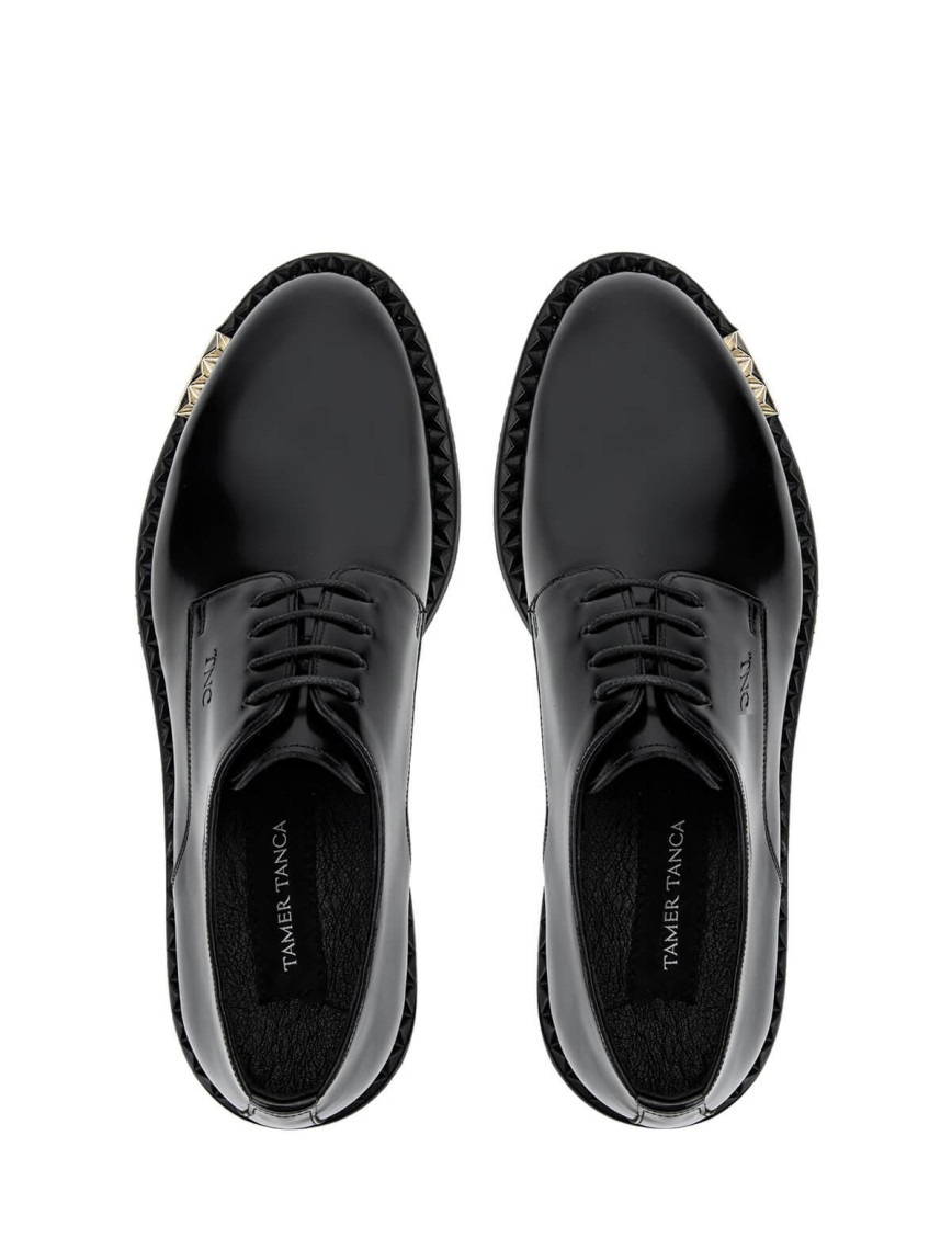 Tamer Tanca Erkek Hakiki Deri Siyah Açma Klasik Ayakkabı Tamer Tanca Erkek Hakiki Deri Siyah Açma Klasik Ayakkabı