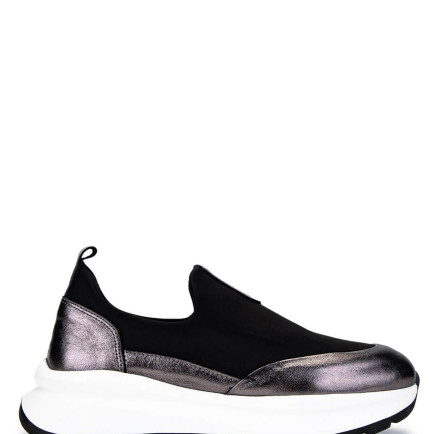 Tamer Tanca Kadın Deri & Tekstil Antrasit Sneakers & Spor Ayakkabı