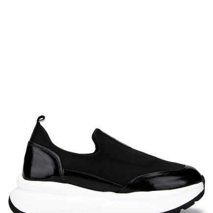 Tamer Tanca Kadın Deri & Tekstil Siyah Sneakers & Spor Ayakkabı