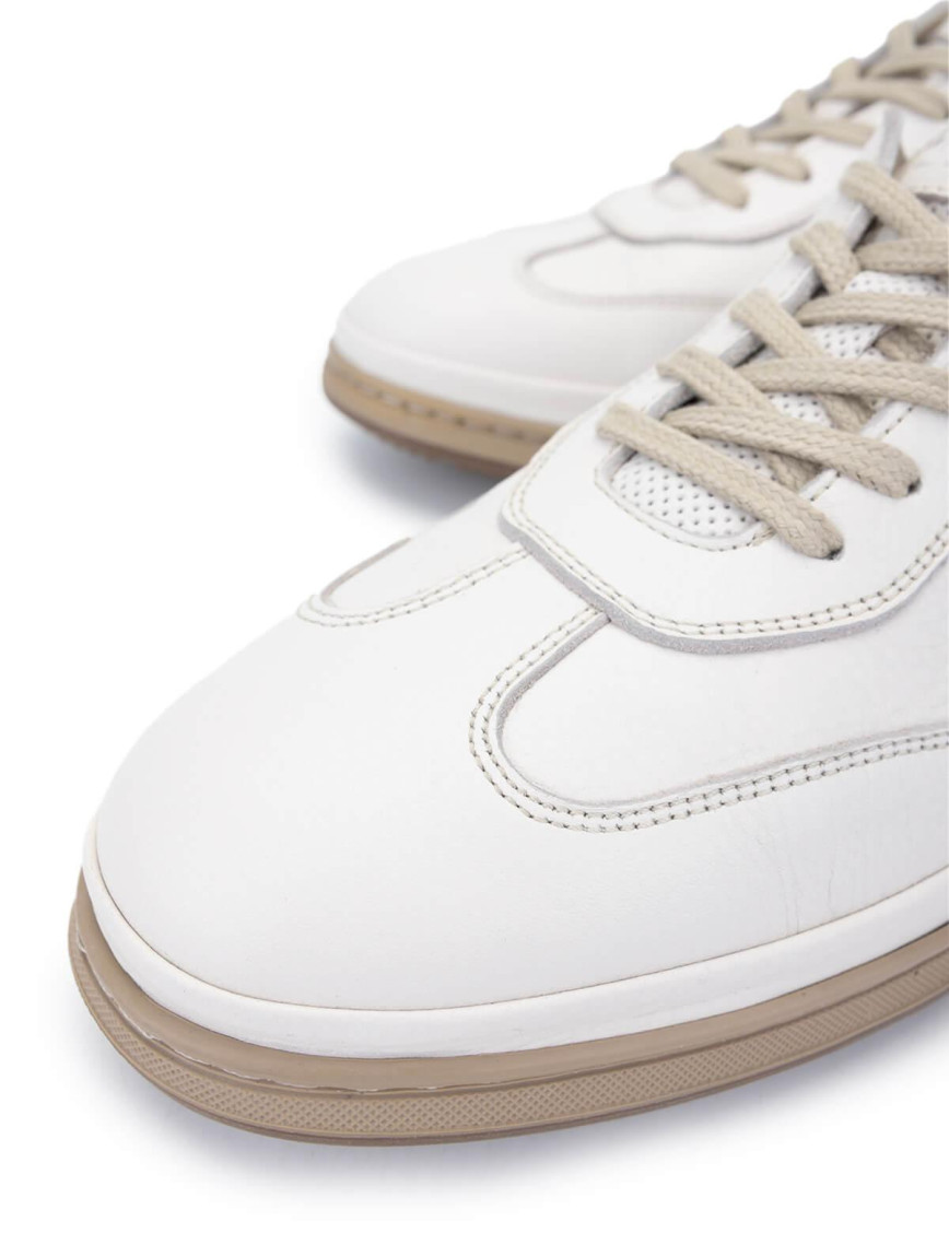 Tamer Tanca Erkek Hakiki Deri Kırık Beyaz Casual Ayakkabı Tamer Tanca Erkek Hakiki Deri Kırık Beyaz Casual Ayakkabı